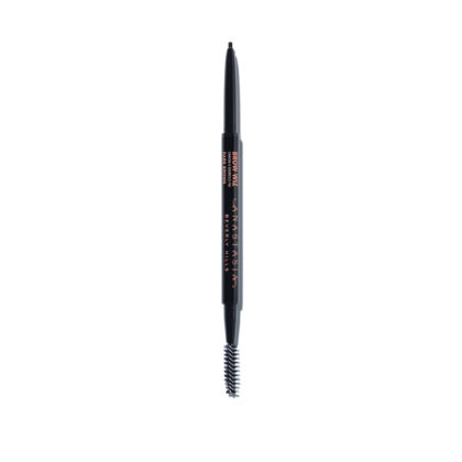 Photo of Anastasia Brow Wiz pencil with brow brush on bottom and pencil on top of the product